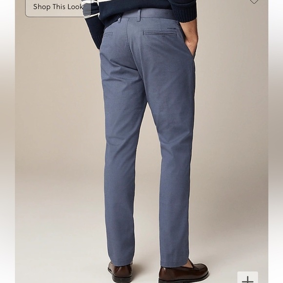 J crew navy Oxford 770™ Straight-fit tech oxford pant - Picture 2 of 8